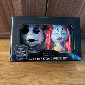 Jack and Sally mini glasses